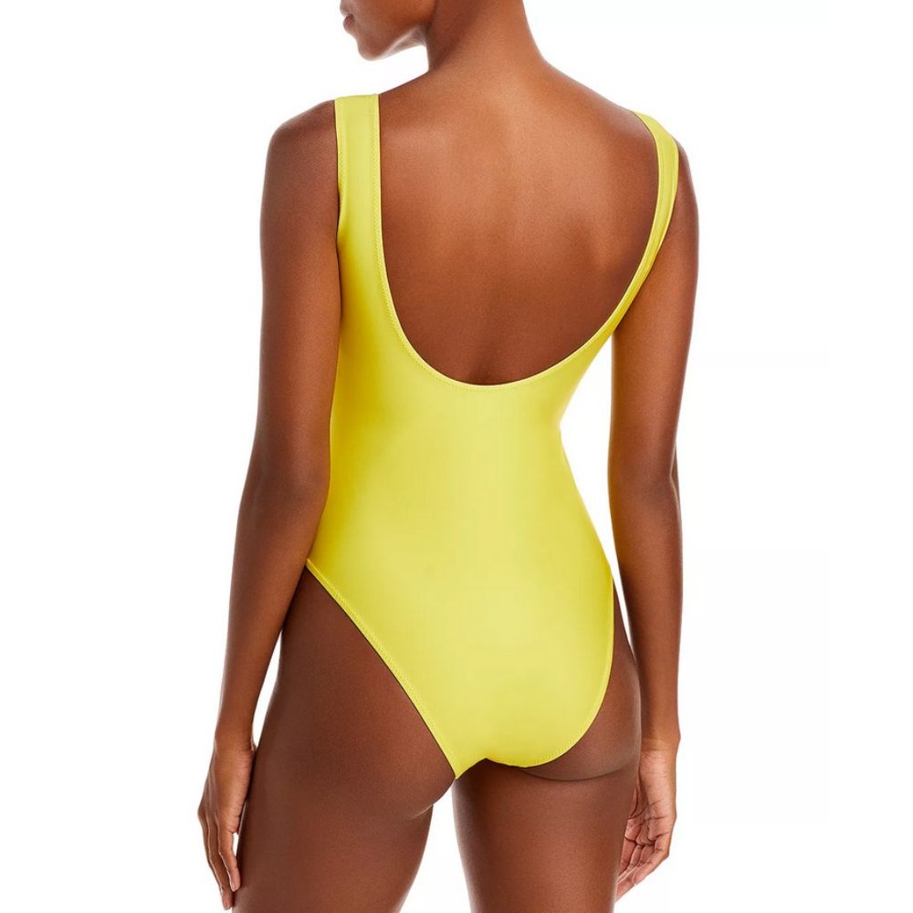 Ganni Flower Graphic Embellished One Piece Swimsuit NWT - Picture 2 of 10
